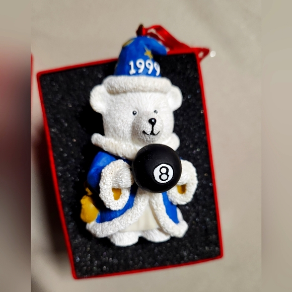 Marshall Fields Dayton Hudson's 1999 SANTABEAR Ornament - Picture 1 of 5